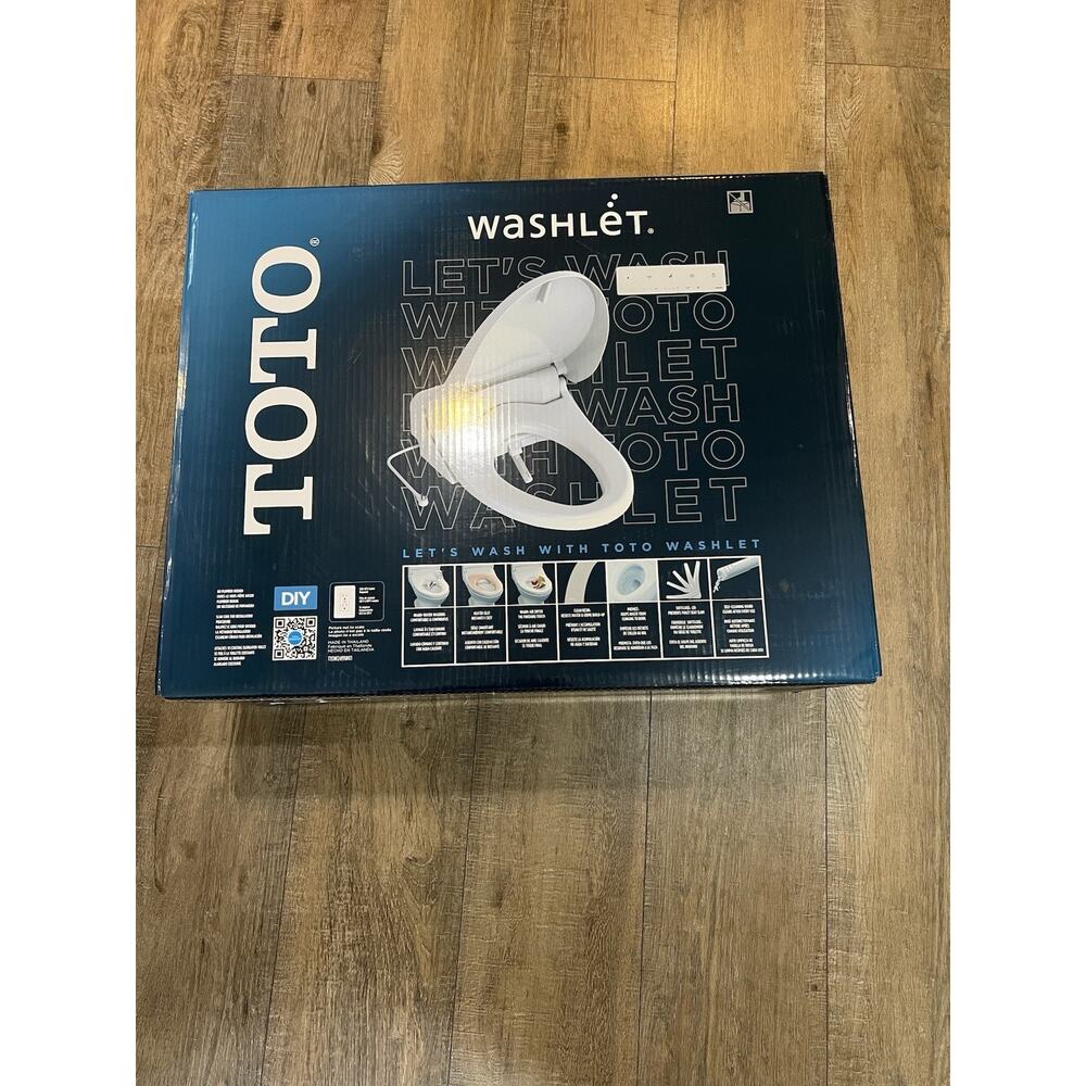 TOTO Washlet Elongated Bidet Seat with SoftClose Lid T1SW2491#01 Remote Control